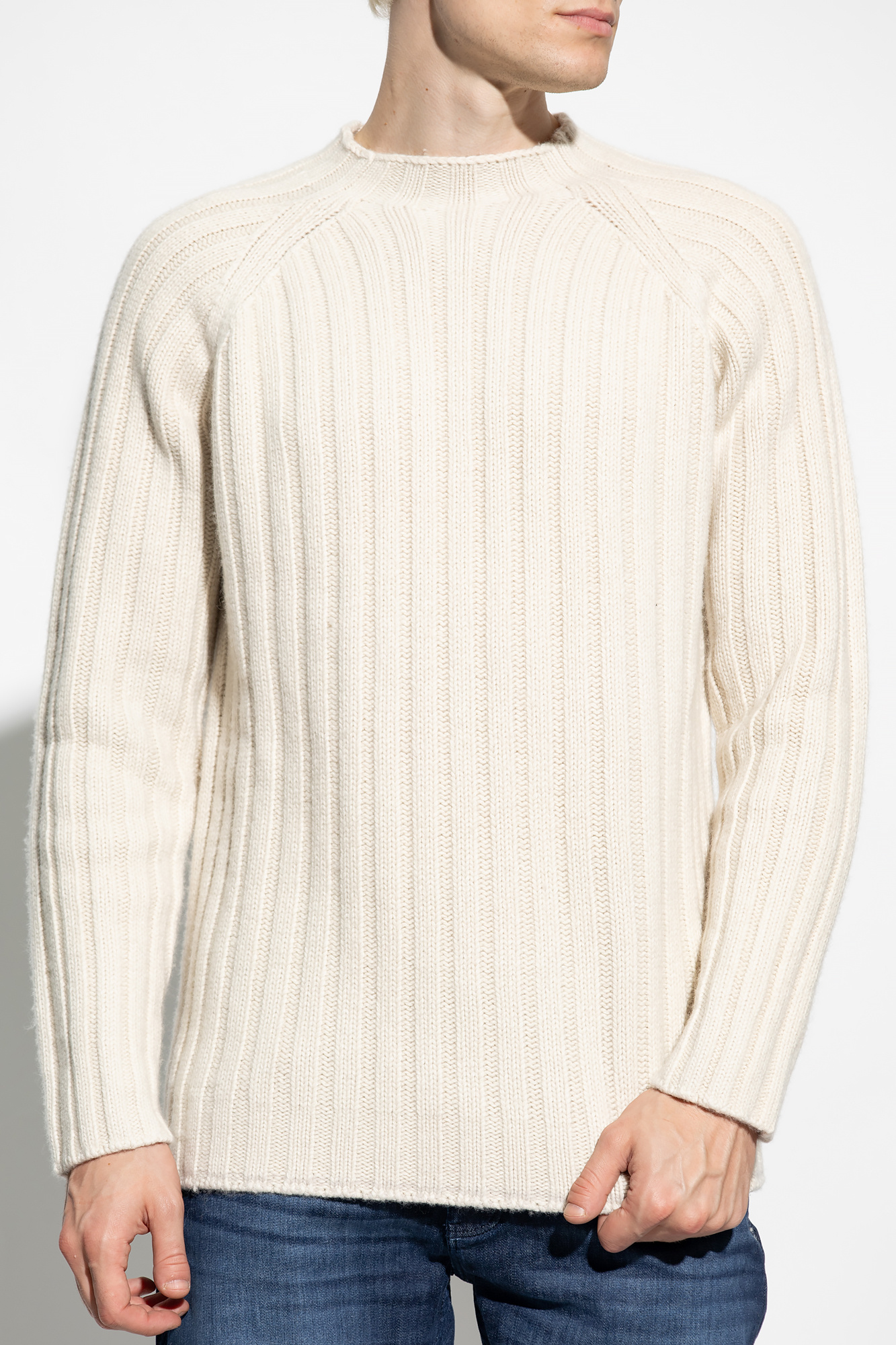 Emporio Armani Ribbed sweater Men s Clothing Vitkac